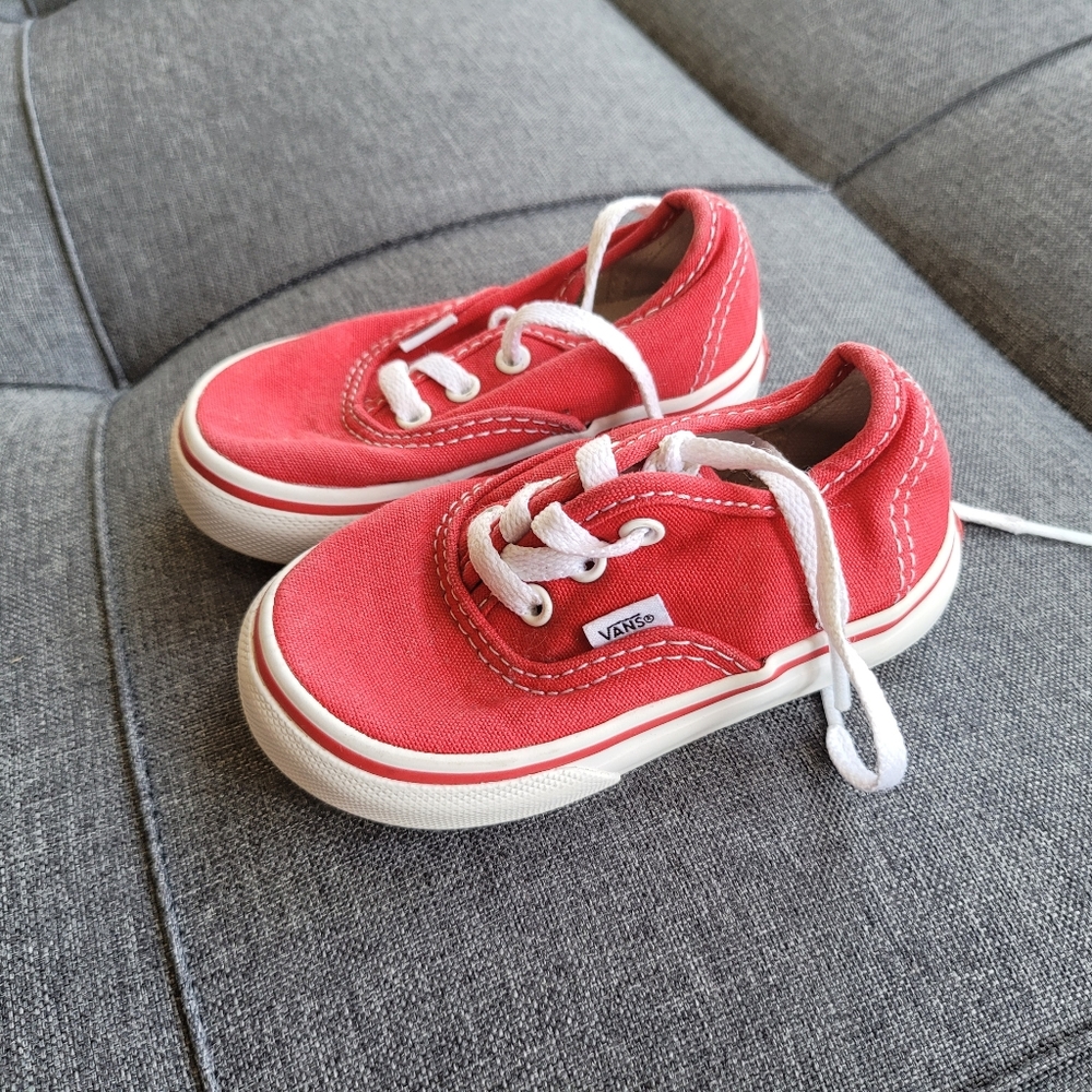 Baby Vans Red Size 5